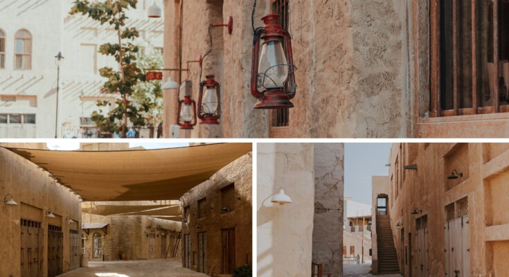 Al Seef Dubai historic district traditional architecture and heritage alleyways