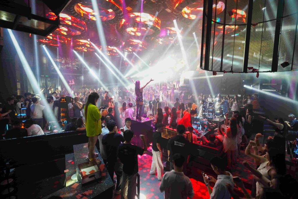 Illuzion Phuket nightclub vibrant lights crowd dancing Bangla Road Thailand